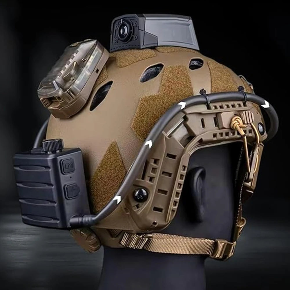 2025 NEW-Tactical Goggles Defogger Outdoor Hunting Shooting Goggles AntiFog Unit Adjustable Wind Speed Defogging Fan Kit