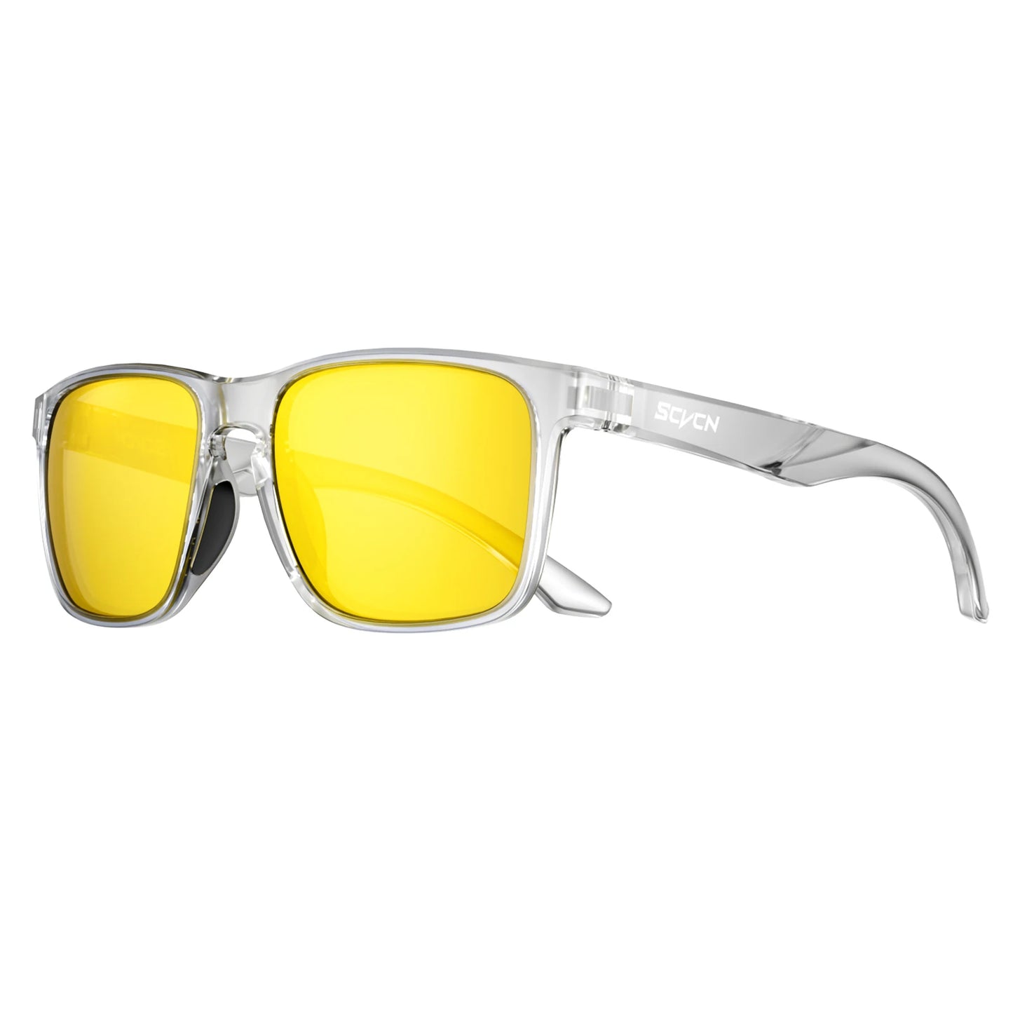 SCVCN New Yellow Polarized Cycling Sunglasses Women Outdoor Sports Hiking Fishing UV400 Glasses Men Bike MTB Driving Glasses