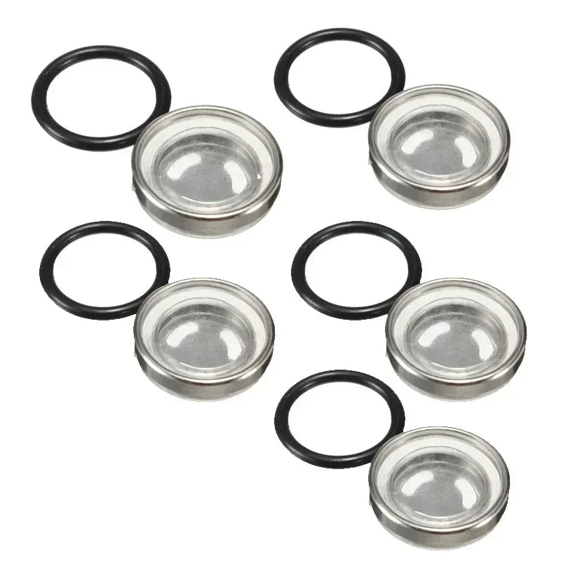 Motorcycle Upper Pump Master Cylinder Brake Pump Oil Window Mirror Sight Glass Rubber Gasket 18mm 14mm 12mm