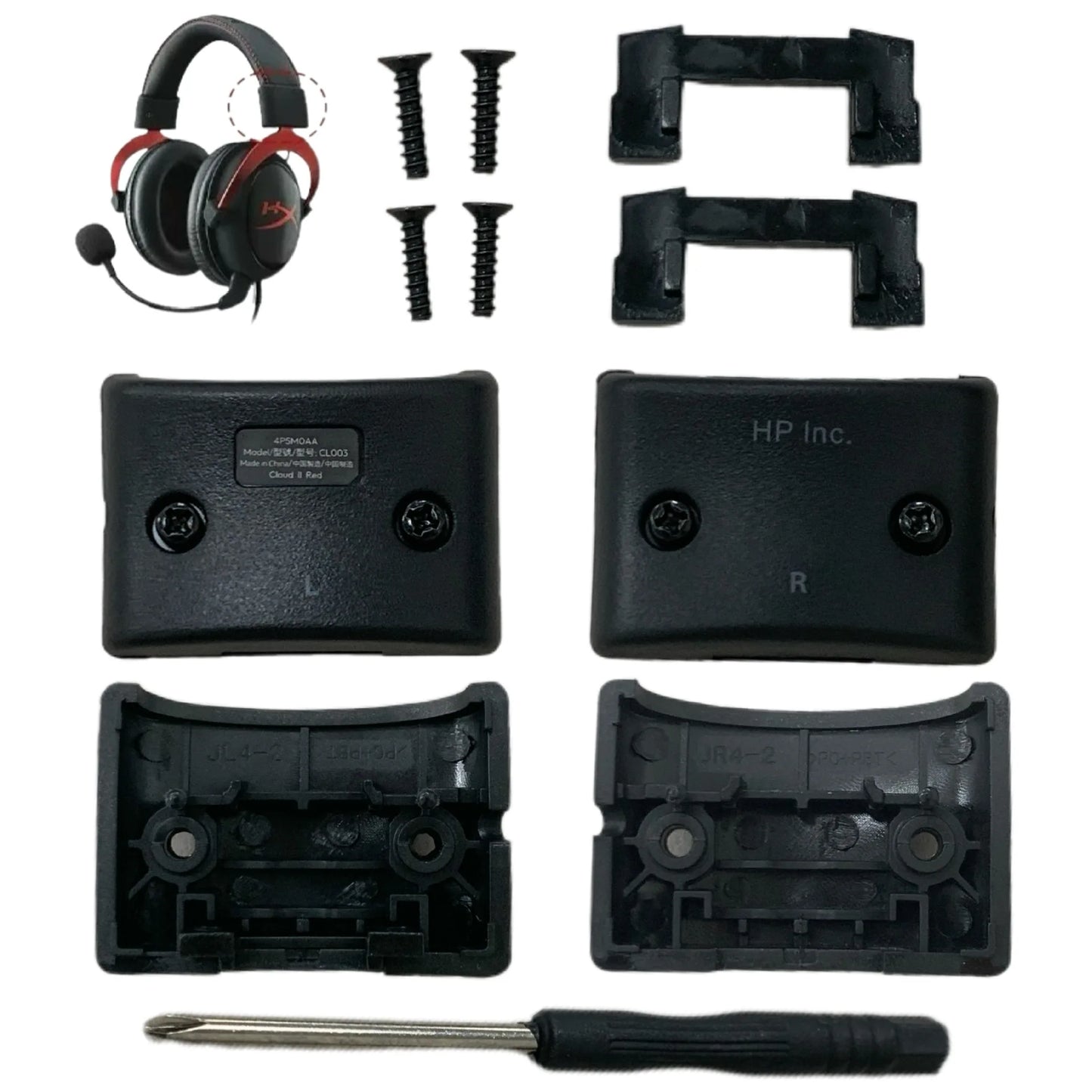Headband Buckle Lock for HyperX Cloud Silver/Core / Cloud II Wired Replacement HeadBand Connector Hinge Clip Cover Repair Part