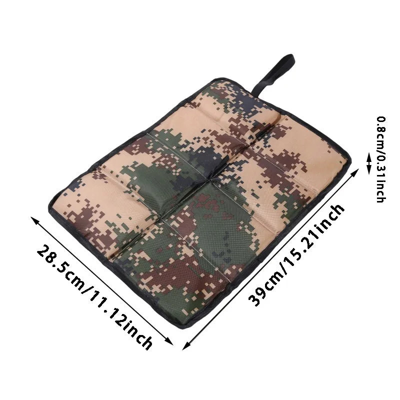 1pc Folding Camping Mat Portable Outdoor Oxford Cloth Waterproof Foam Sitting Prevent Dirty Hiking Small Seat Pads