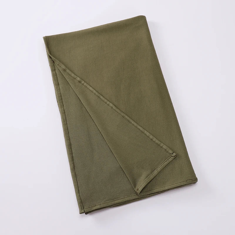 Premium Jersey Instant Hijab Good Stitch Stretchy Jersey Scarf Malaysia Wraps Plain Muslim Turban Headband Shawls Supplier