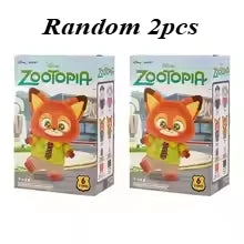 2025 new Disney Zootopia 2 Plush Vinyl Keychain Blind Box Collectible Toy Gift for Girls Animal Mystery Trending Child Toys