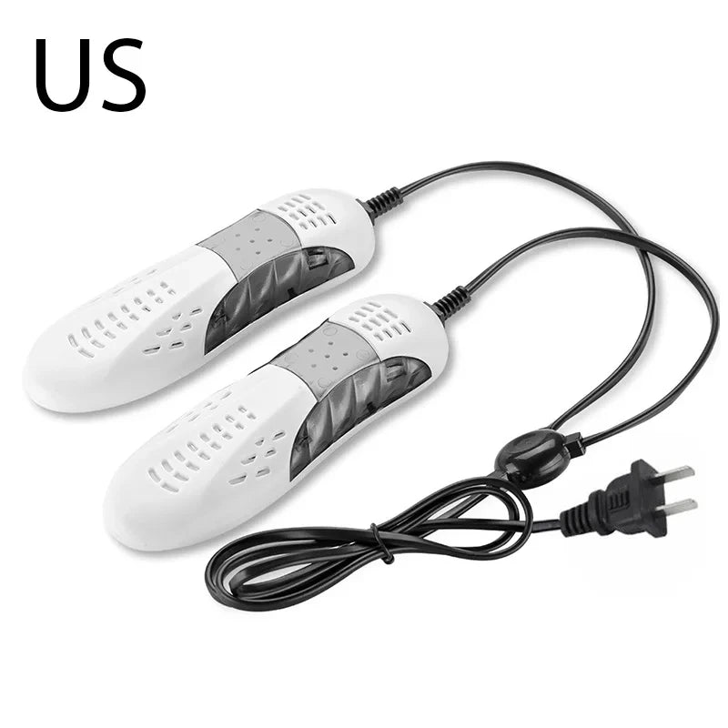 HOMEFISH Electric Shoe Dryer Deodorizer with Heat And UV Light Foot Warmer Dehumidifier Boot Odor Eliminator for Household Use