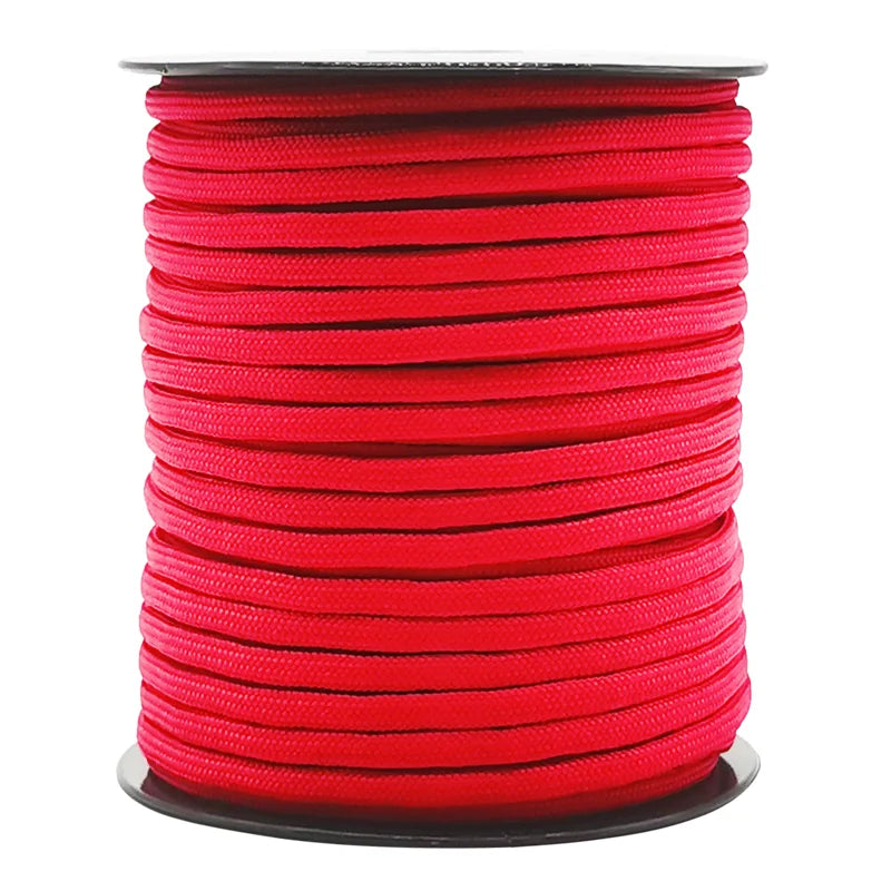 50/100M 7core umbrella rope 550 4mm outdoor polyester parachute rope camping survival umbrella tent bundled clothesline