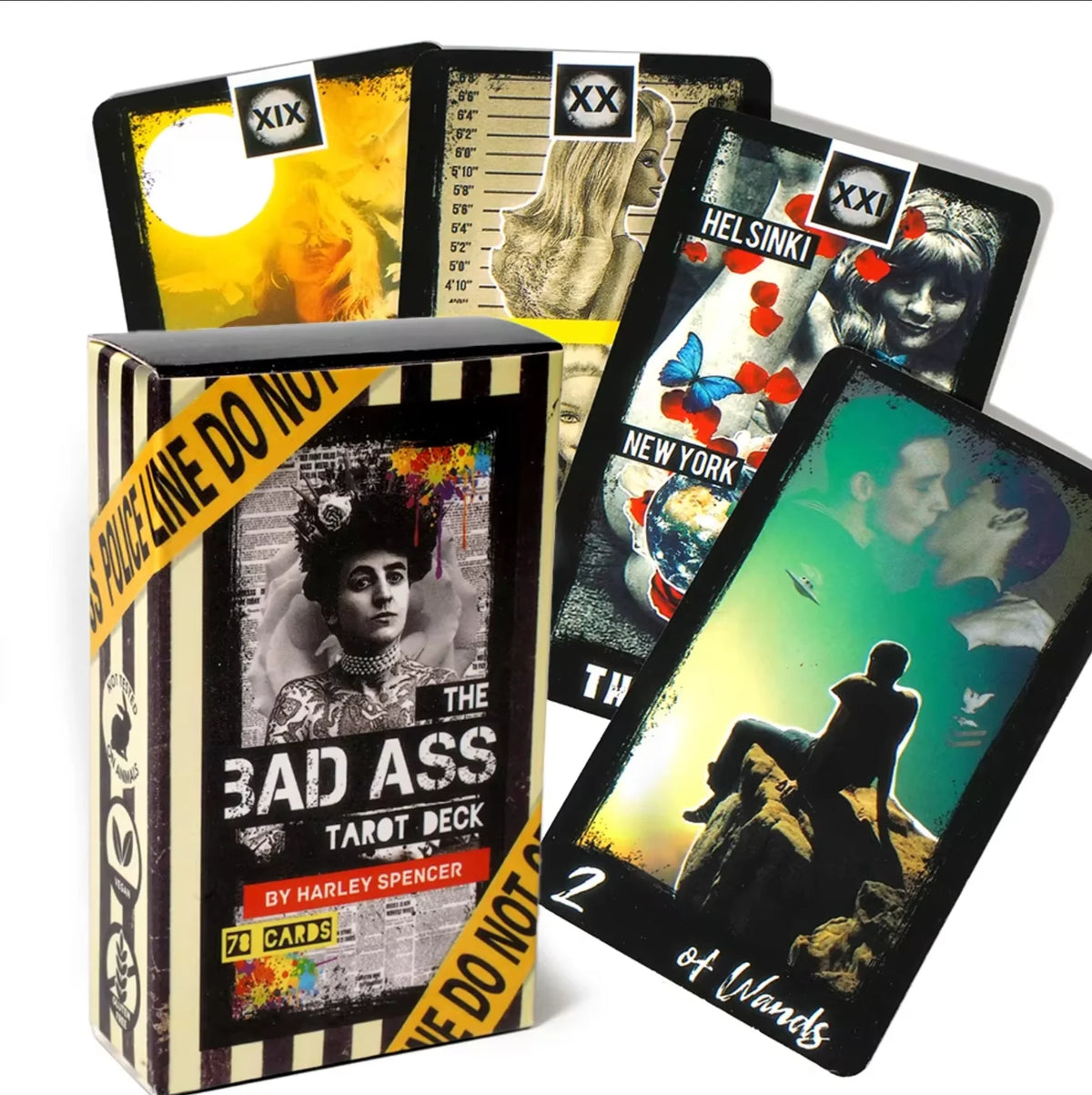 The Bad Ass Tarot Deck 78 Cards Deck Fortune Telling Game Divination Tools For Beginners