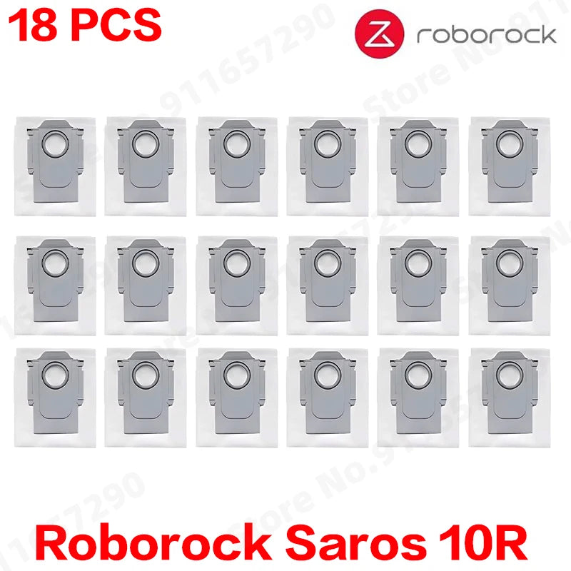 Roborock Saros 10R Spare Parts Main Side Brush Hepa Filter Mop Cloth Dust Bag Accessories Robot Vacuums Kit
