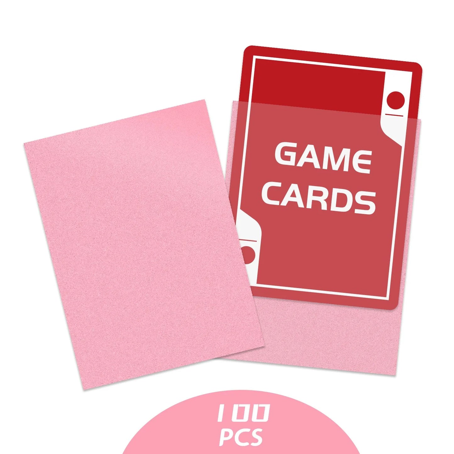 100Pcs Card Sleeves for TCG,Matte Card Sleeves for Standard Sized Trading Cards,Compatible with Magic Yugio and CCG Cards 6691