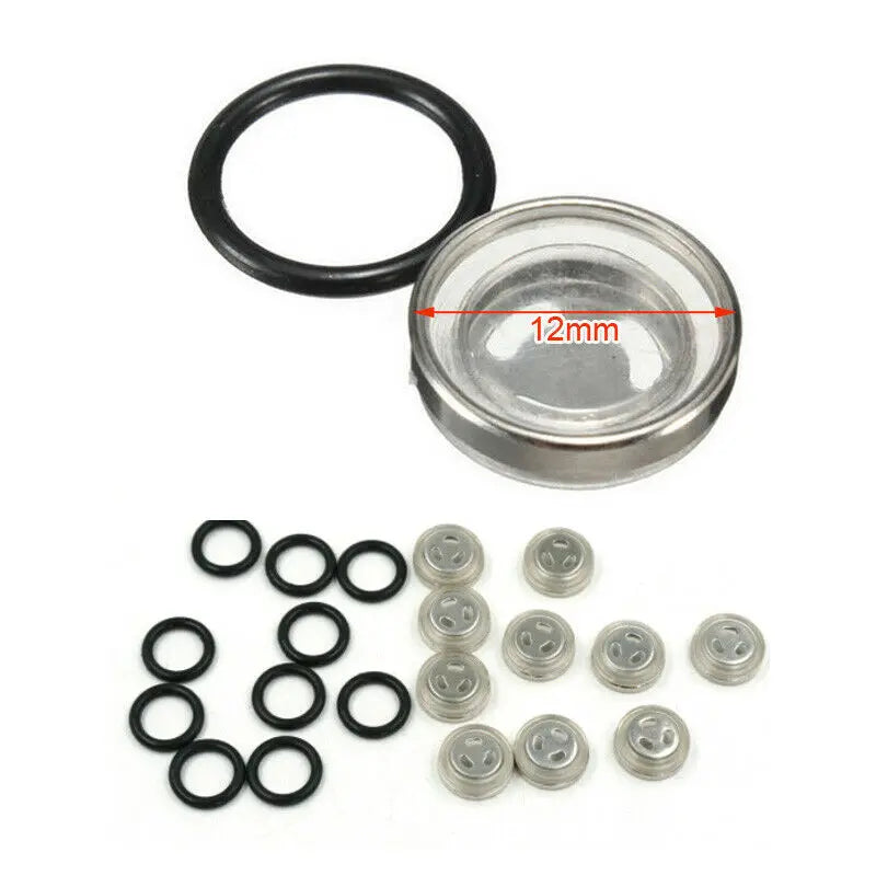 18mm/14mm/12mm/10mm Master Brake Cylinder Reservoir Sight Glass Motorcycle Dirt Bike Gasket