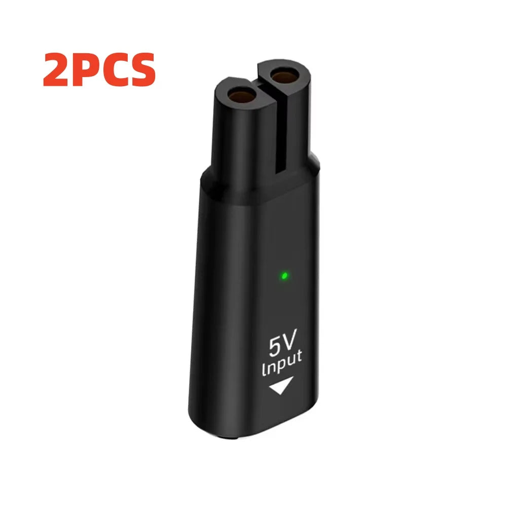 5V Type-C Shaver Adapter Charger Converter for Philips OneBlade QP2724 QP2834 QP1424 QP1924 QP4631 Beard Trimmer