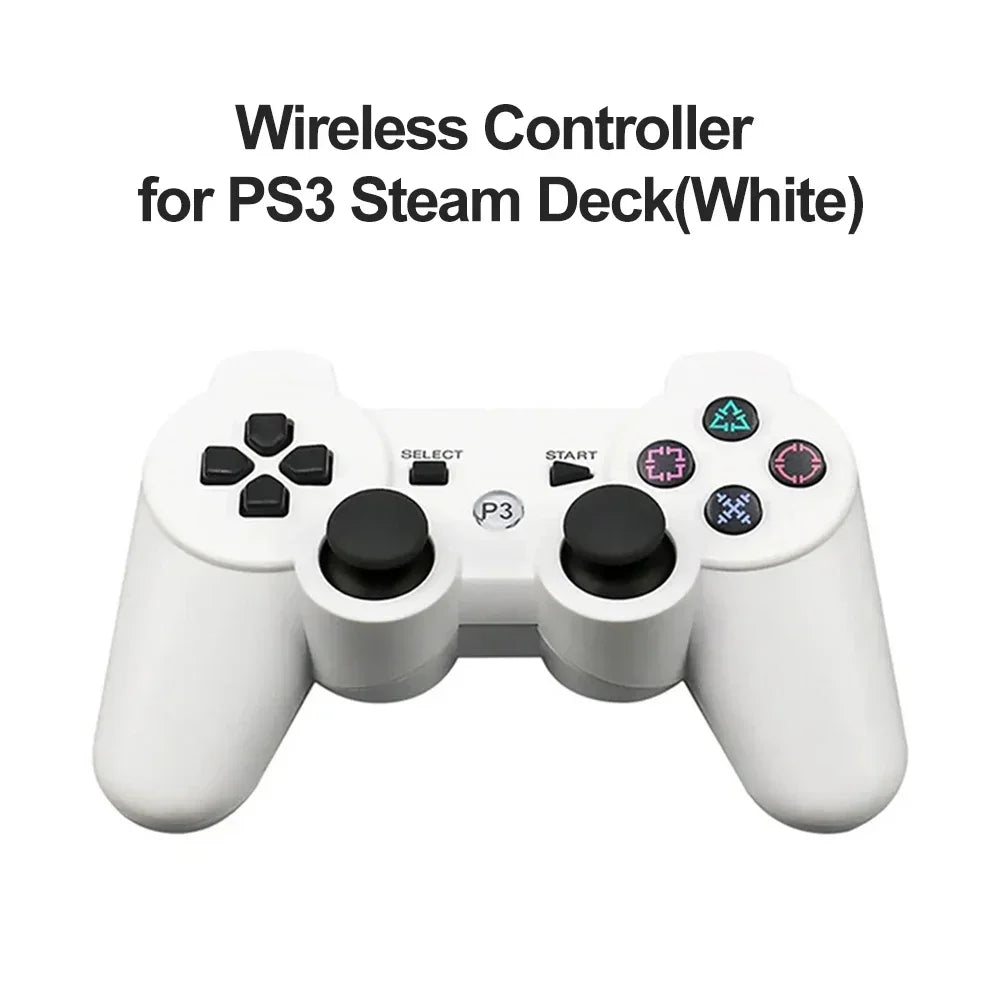 Bluetooth PS3 wireless gamepad gamepad vibration neutral wireless environmental protection ABS material snowflake button Perfect