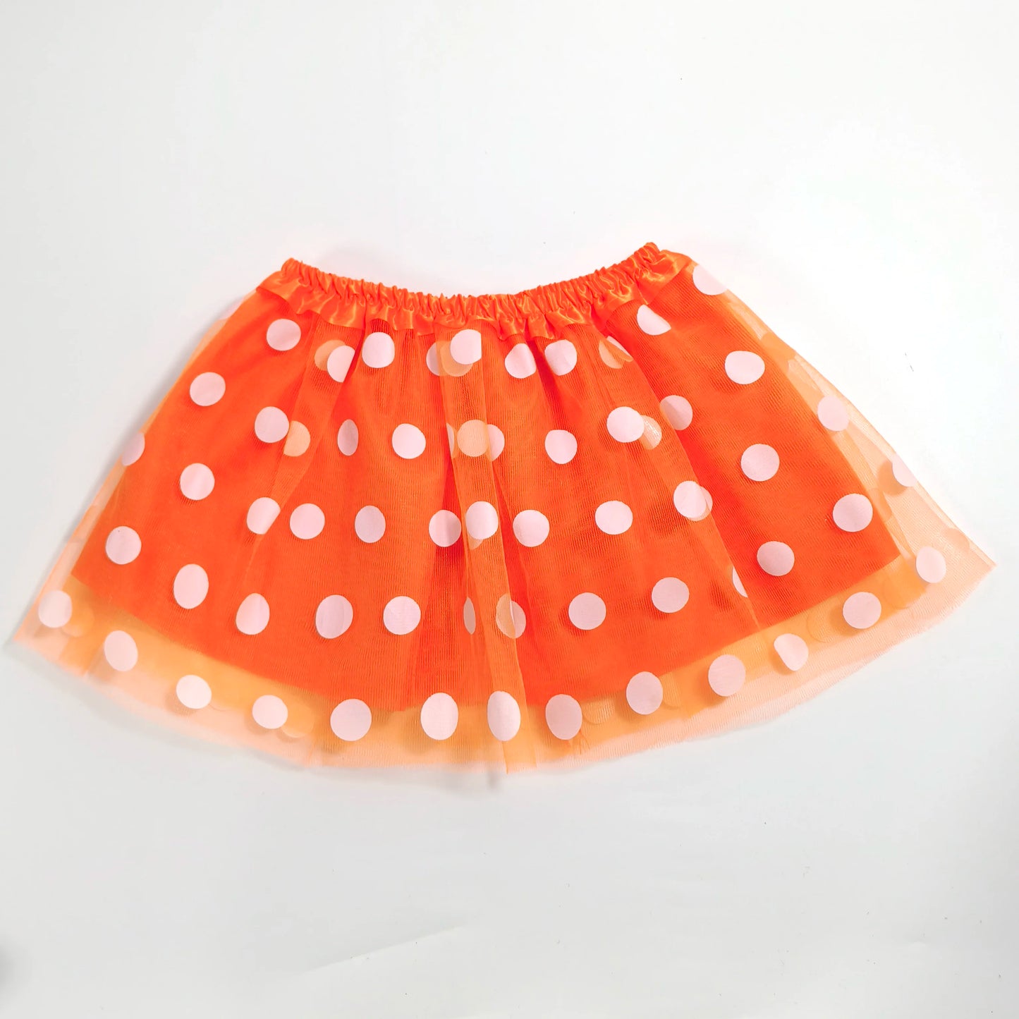 Children's Mesh TUTU Skirt, Polka Dots Skirt Light and Bright Dance Dress, with Multiple Colors to Choose from