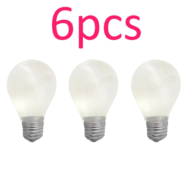 Squishy Light Bulb Maltose Luminous Squeeze Toy Slow Rebound Sensory Fidget Toy Anxiety Relief Novelty Funny Decompression Gift