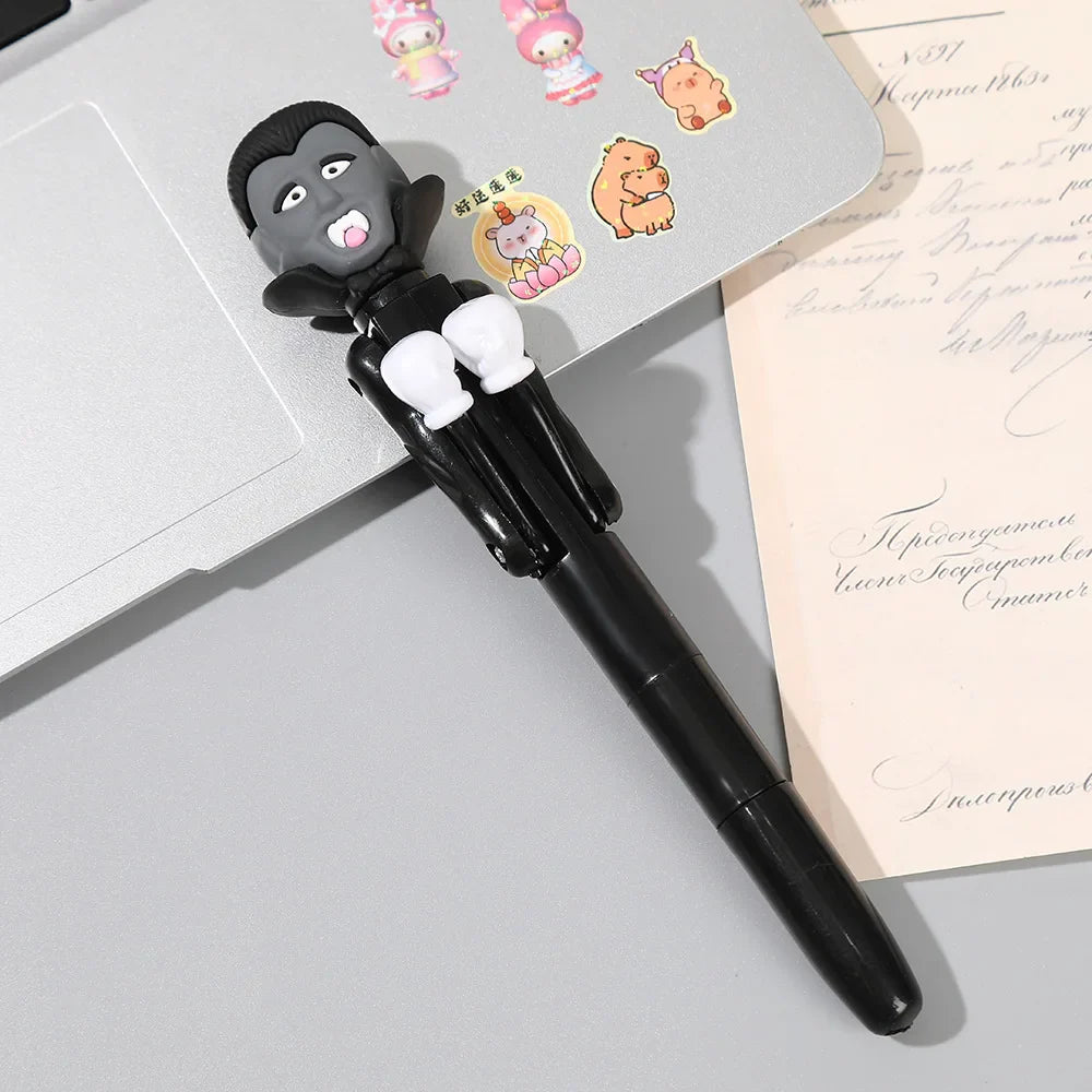 Writing Interactive Boxing Pen 1.0mm Boring Fun Mechanism Fist Pen Signature Press Ballpoint Pen Boxing Fighting Pen Party Game