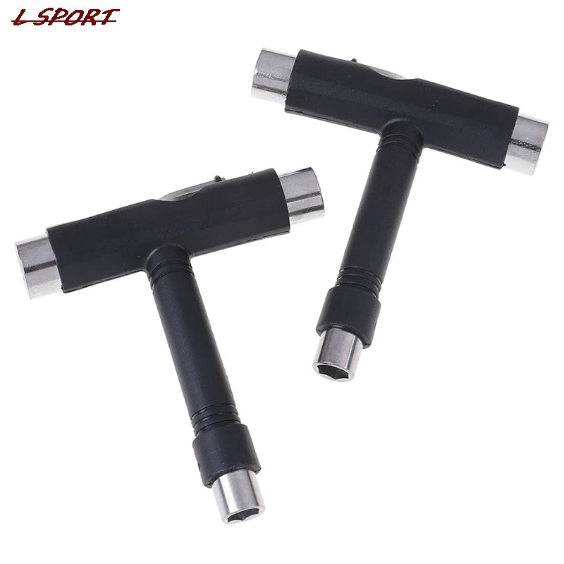 1pcs Skateboard Roller Skate T Tool MultiFunction All In One Wrench High Qulity Repair Tool New Hot Sale