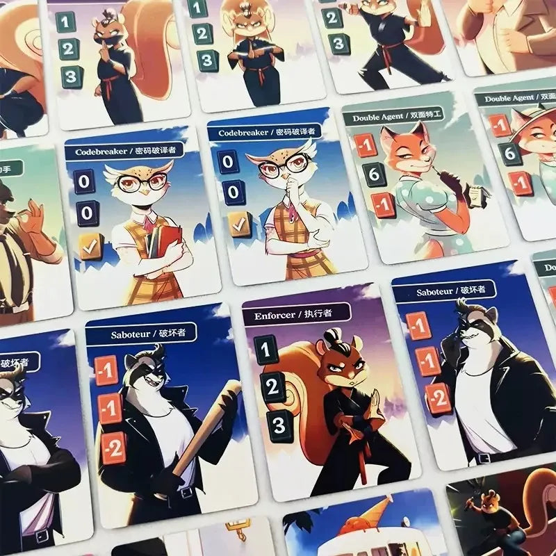 Agent Avenue Board Game English Version 2 Players Family Party Fun Tabletop Game for Friends