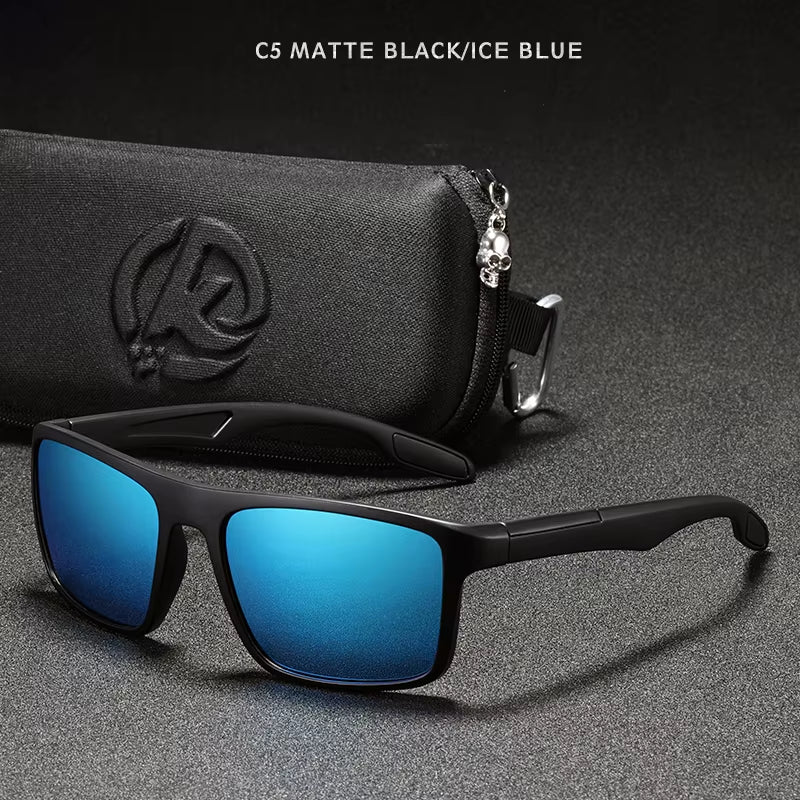Rectangular Ultra Light Sports Sunglasses Men Polarized TAC 1.1Mm Thickness Lens Driving Sun Glasses Women Cat.3