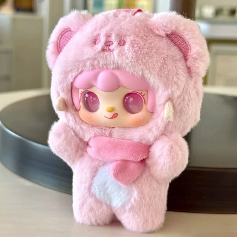 Yooki 4Th Generation Blind Box Take a Bit Small Bear Series Plush Toys Exquisite Doll Keychain Backpack Pendant Mystery Box Gift