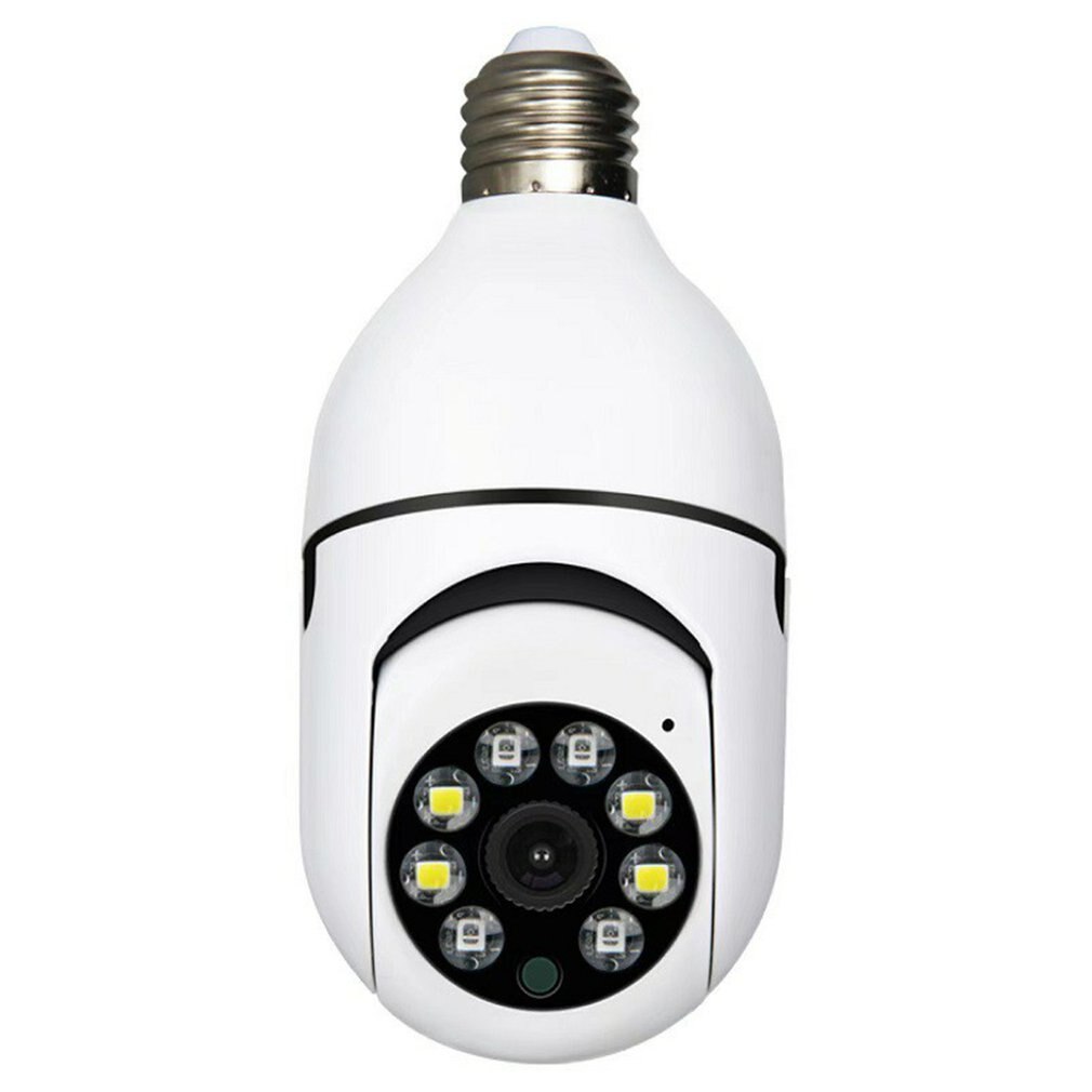 1080P Smart WIFI Wireless Full-color Light Bulb Camera 360° Panoramic E27 110-240V Home High-definition Night View Security Network Monitoring