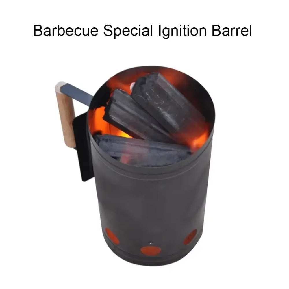 Spark Bucket Charcoal Bucket Charcoal Ignition Charcoal Bucket Barbecue Stove Igniter Outdoor Barbecue Stove Ignition Cylinder