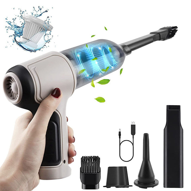 120W 6000Pa/9000Pa 3 in 1 Car/Home Wireless Handheld Vacuum Cleaner Compressor Inflator