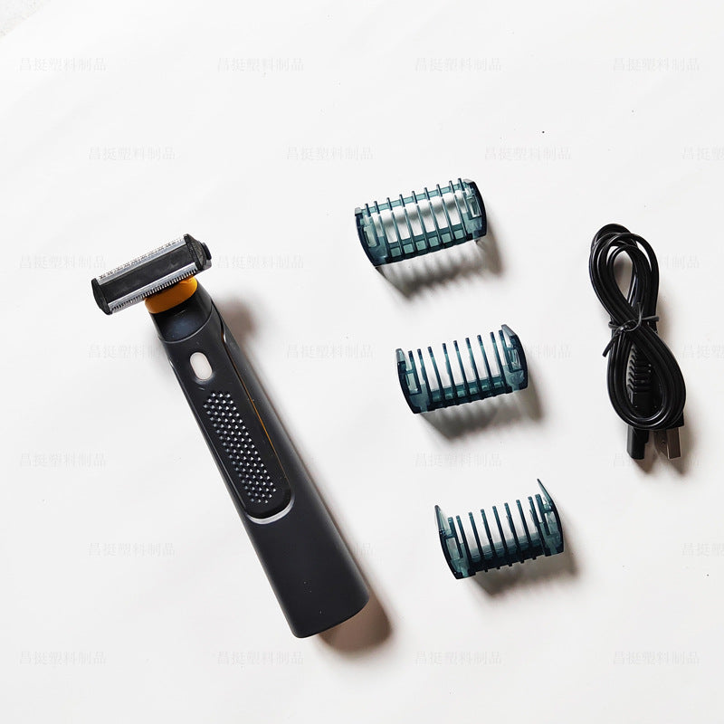 New Titanium Wireless Rechargeable Precision Shaver Multipurpose Full Body Trimmer