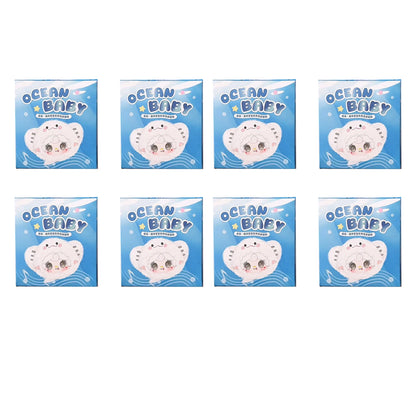 Yooki V6 Ocean Baby Series Blind Box Vinyl Pendant Plush Doll Bag Decoration Keychain Collect Toys Mystery Box Kid Birthday Gift