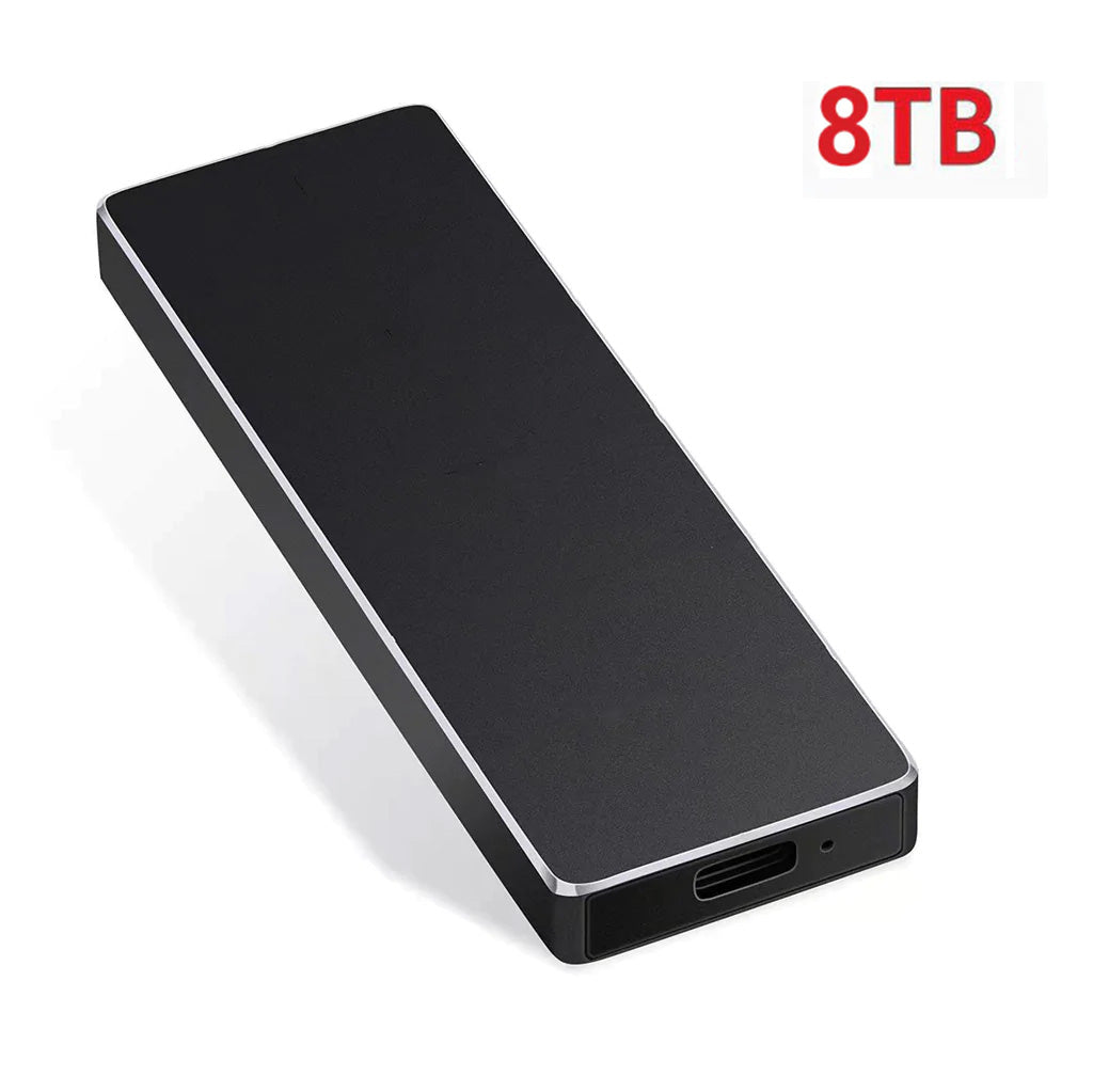 New Alloy Mini Slim SSD Hard Drive High Speed Mobile Solid State Drive 2TB 8TB 16TB Large Capacity Hard Disk External USB 3.1