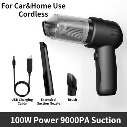 120W 6000Pa/9000Pa 3 in 1 Car/Home Wireless Handheld Vacuum Cleaner Compressor Inflator