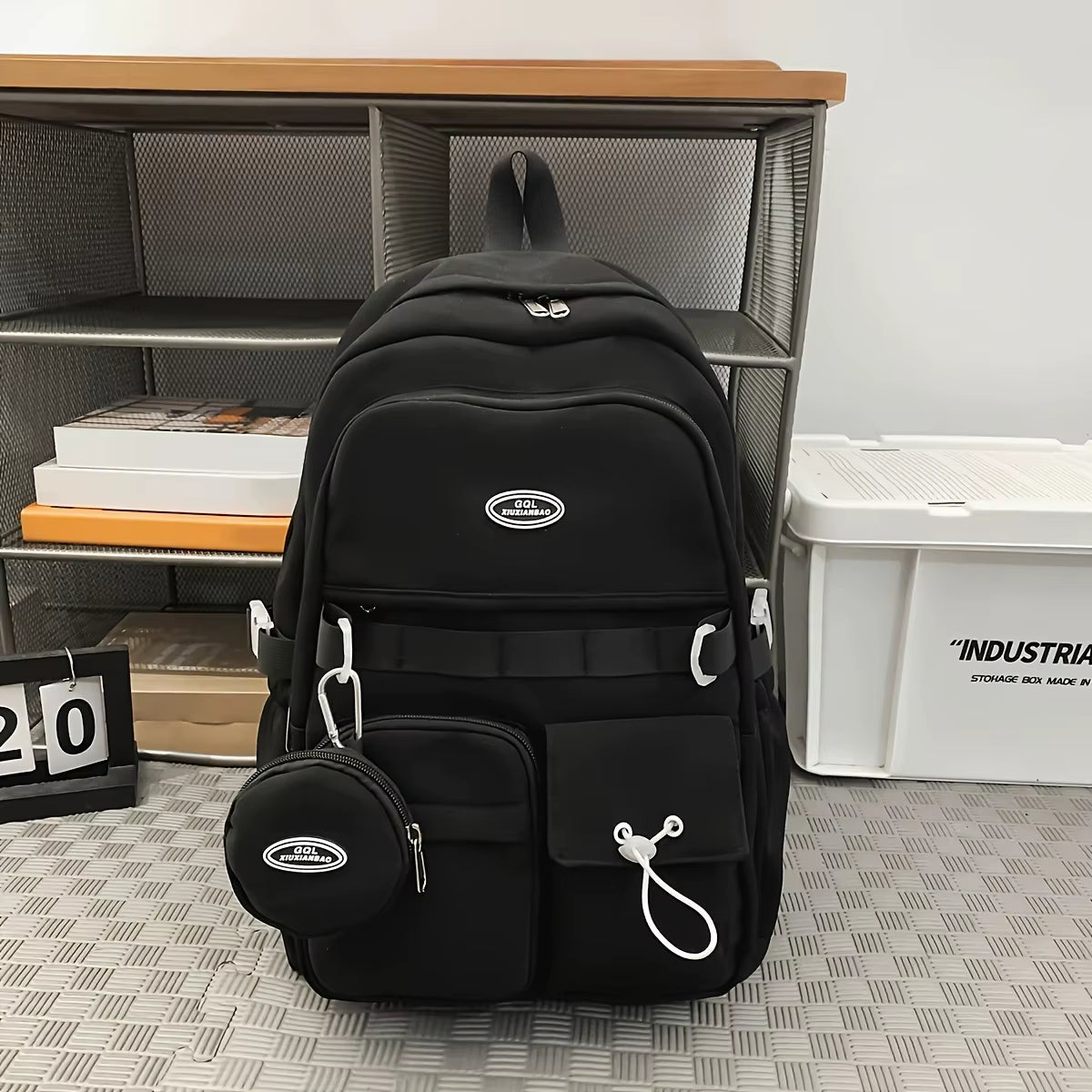 Simple Large Capacity Sports Travel Backpack Junior High School Leisure Backpack Tutorial Bag