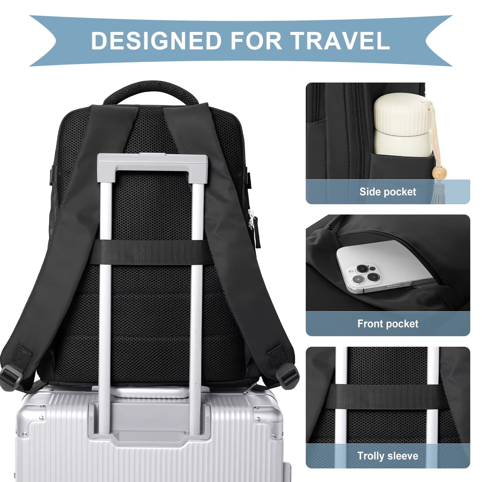 Women Backpack Travel Cabin Airplane Wizzair 40X30X20 Backpack Travel Cabin Hand Luggage Handbag Mens Backpack Notebook Backpack