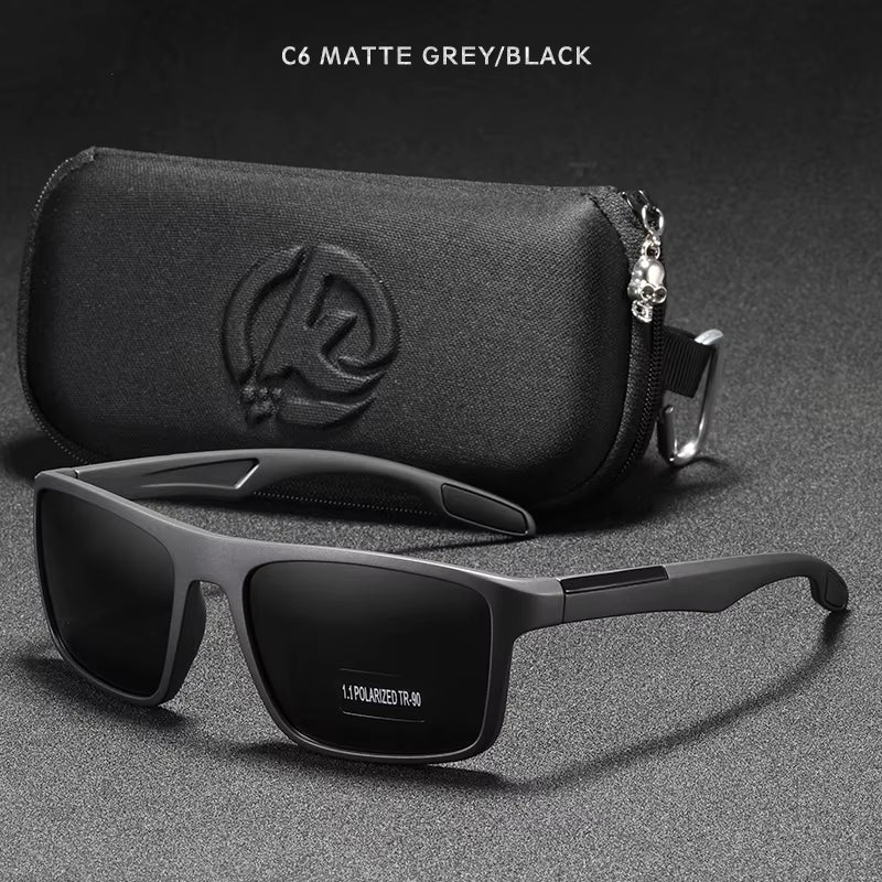 Rectangular Ultra Light Sports Sunglasses Men Polarized TAC 1.1Mm Thickness Lens Driving Sun Glasses Women Cat.3