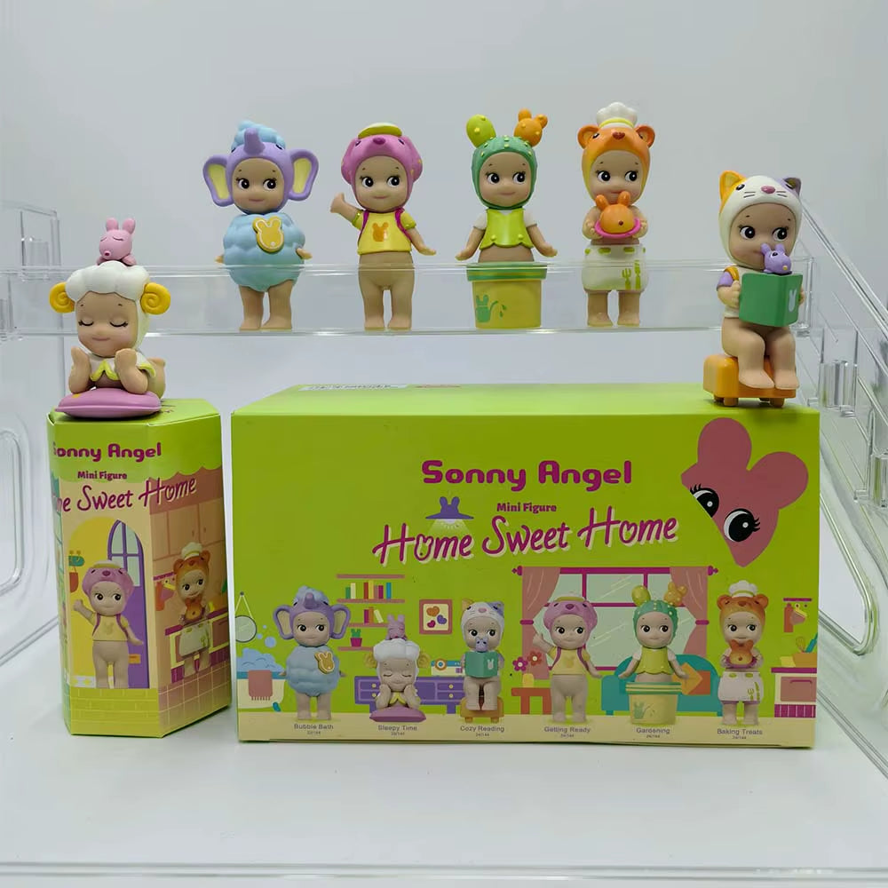 Sonny Angel Home Sweet Home Series Blind Box Ornaments Dolls Fans Children Model Desktop Decoration Birthday Gift Toys