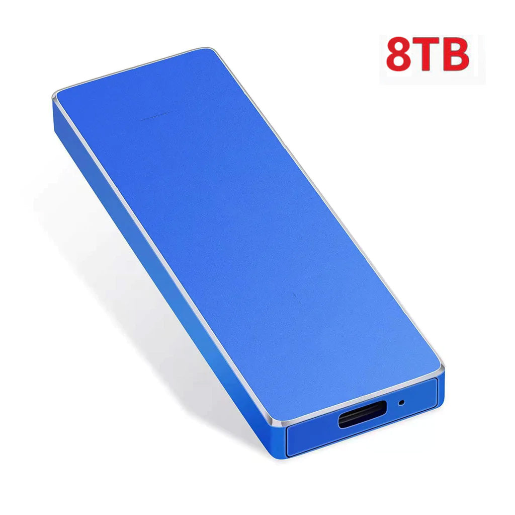 New Alloy Mini Slim SSD Hard Drive High Speed Mobile Solid State Drive 2TB 8TB 16TB Large Capacity Hard Disk External USB 3.1