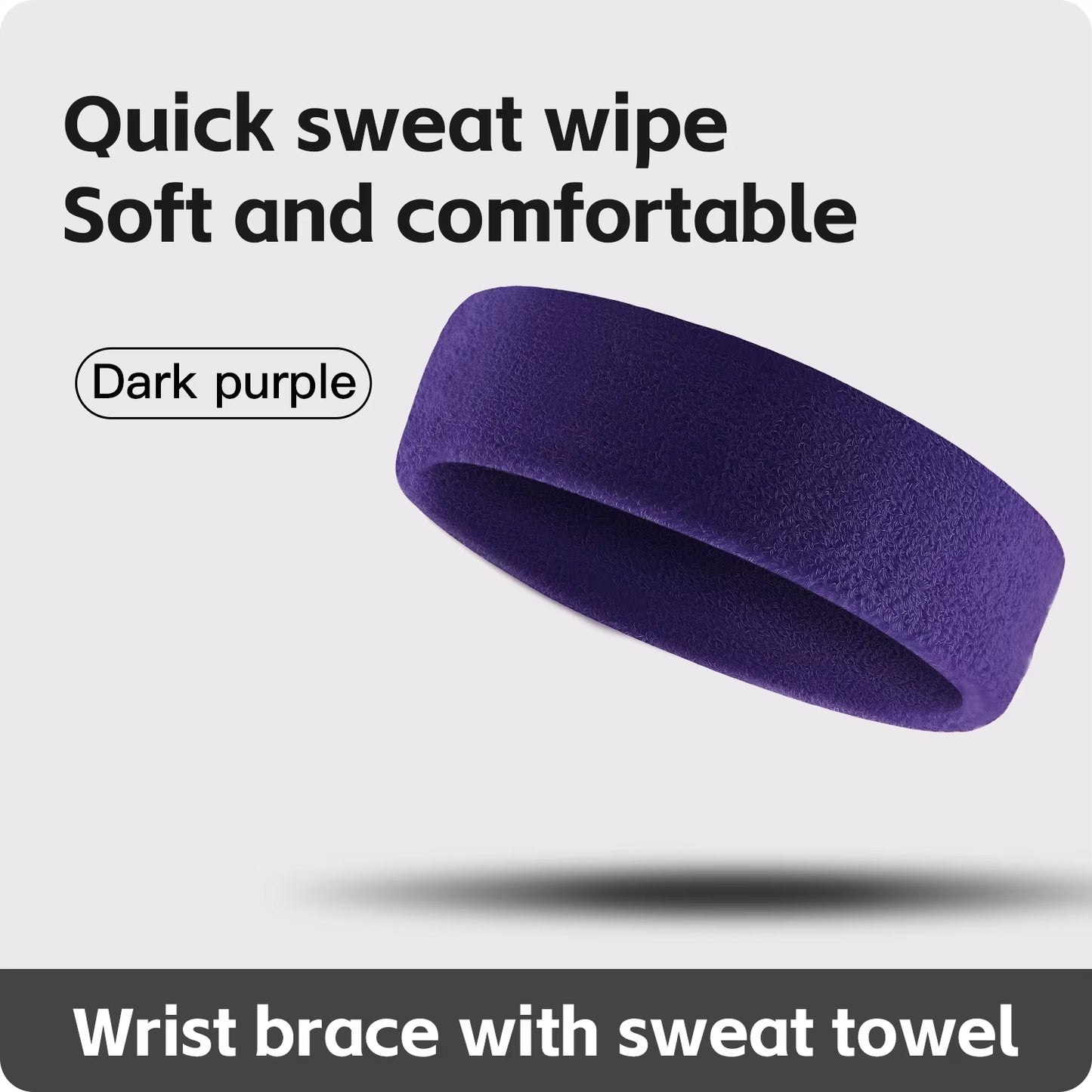 1 PC Towel Cloth Headband Sweat Bandage Sport Head Hair Band Workout Tennis Fitness Jog Basketball Running Sweatband Women Men