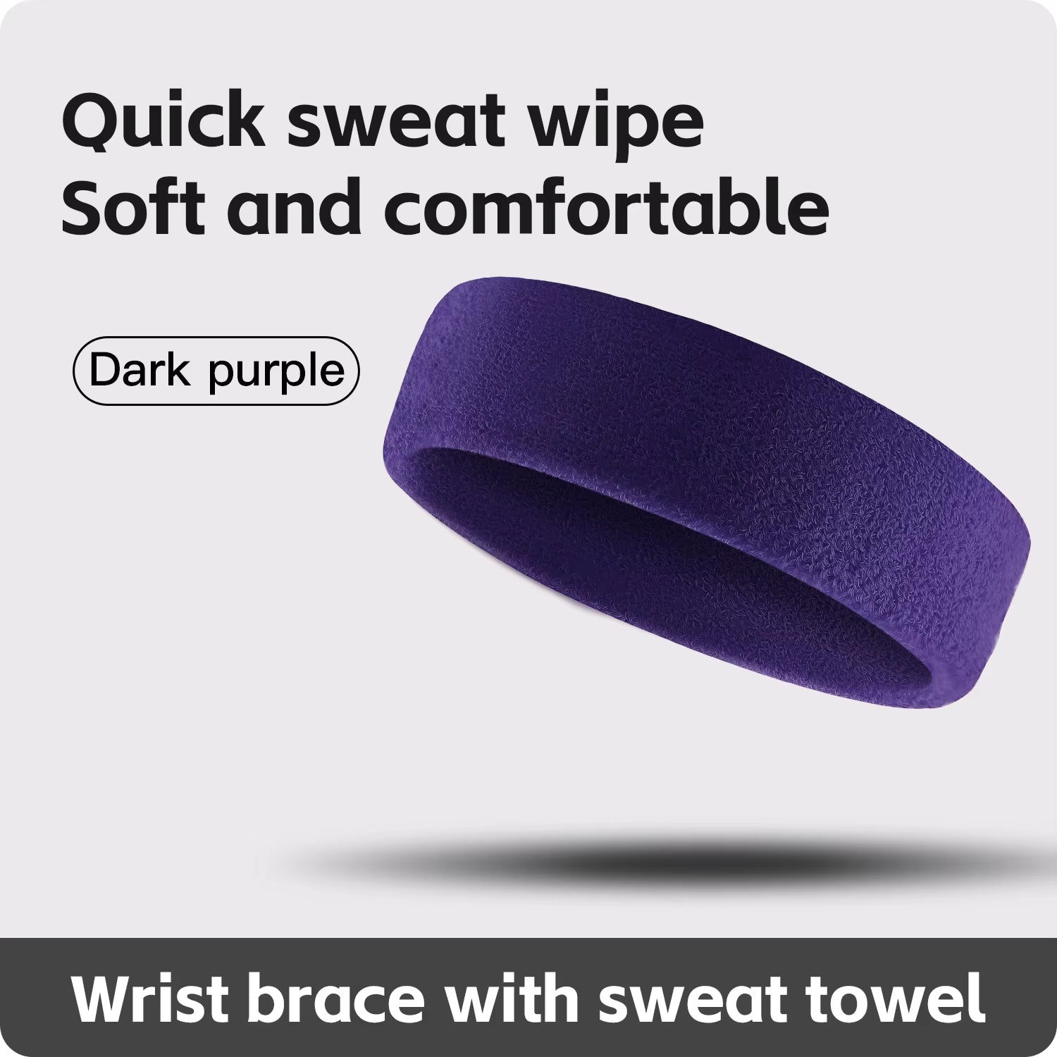 1 PC Towel Cloth Headband Sweat Bandage Sport Head Hair Band Workout Tennis Fitness Jog Basketball Running Sweatband Women Men