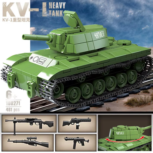 Ww2 Military World War German Tiger I Heavy Tank Building Blocks Bricks Kid Educational Toys for Children Boy Christmas Gifts