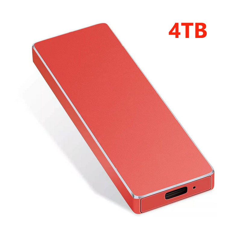 New Alloy Mini Slim SSD Hard Drive High Speed Mobile Solid State Drive 2TB 8TB 16TB Large Capacity Hard Disk External USB 3.1