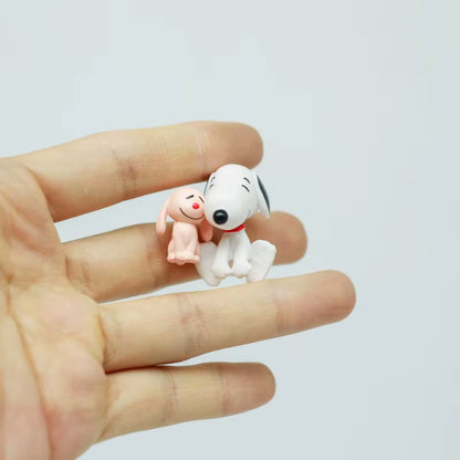 Snoppy Woodstock Figure Charlie Brown Spike Dog Model Blind Box Children Cup Rim Toy