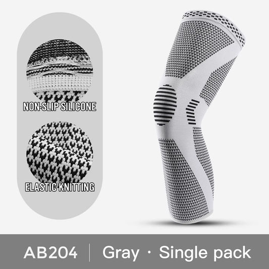 1 Piece of Compressed Knee Support Sleeve, Elastic and Breathable Knee Pad, Support Knee Pad, Gym Sports Protector, Basketball A