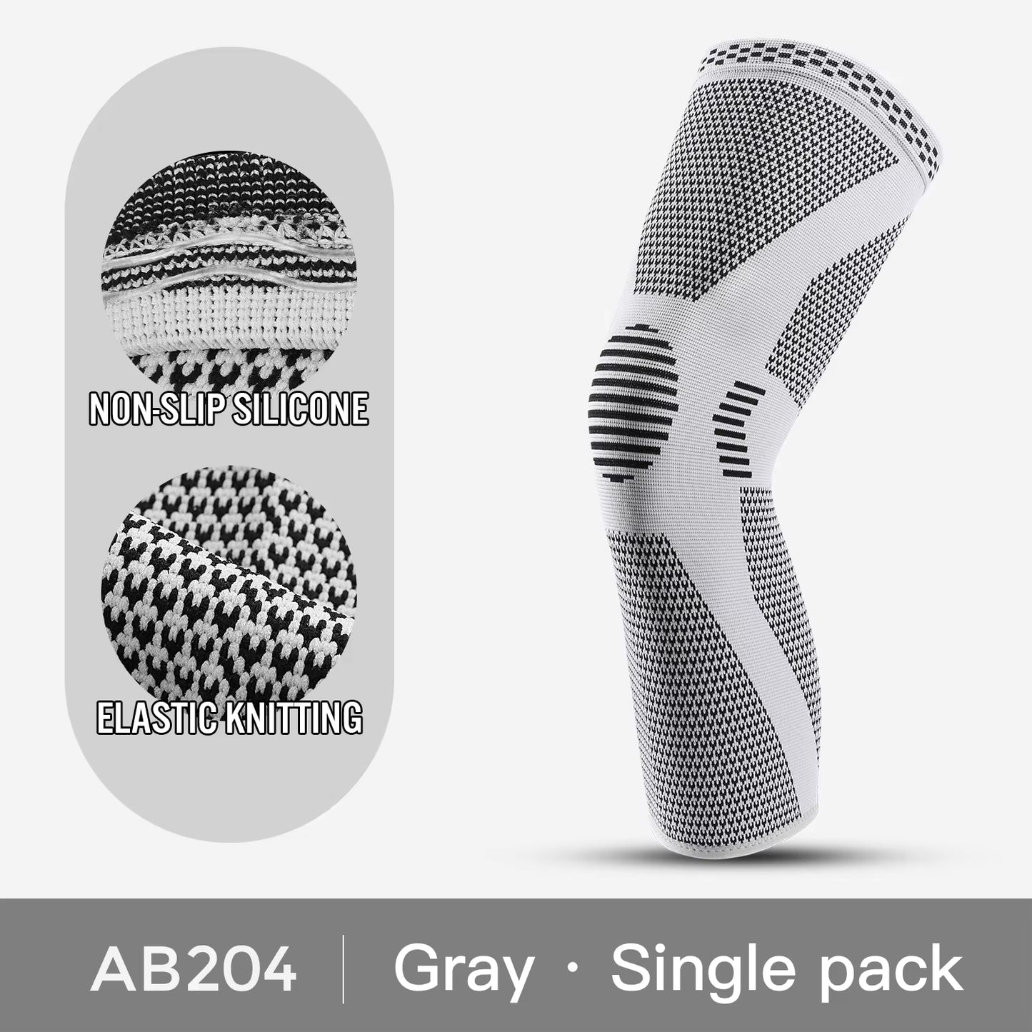 1 Piece of Compressed Knee Support Sleeve, Elastic and Breathable Knee Pad, Support Knee Pad, Gym Sports Protector, Basketball A