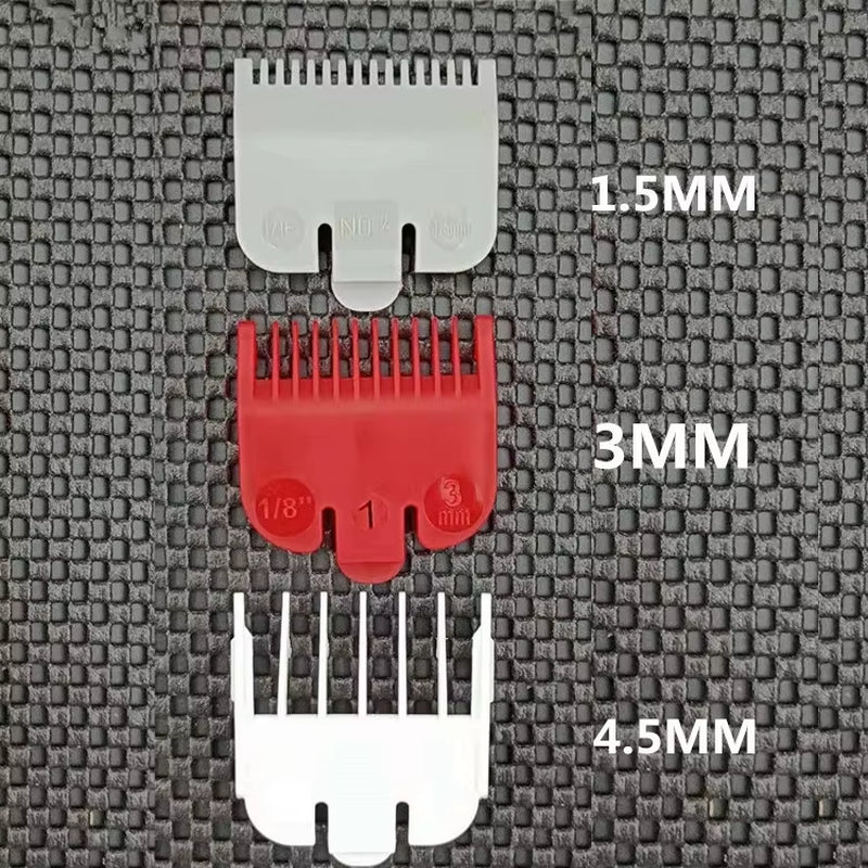 1.5/3/4.5Mm Color Limit Combs Barbershop Cutting Guide Comb Plastic Hair Clipper Guards Attachment for Universal Hair Clipper