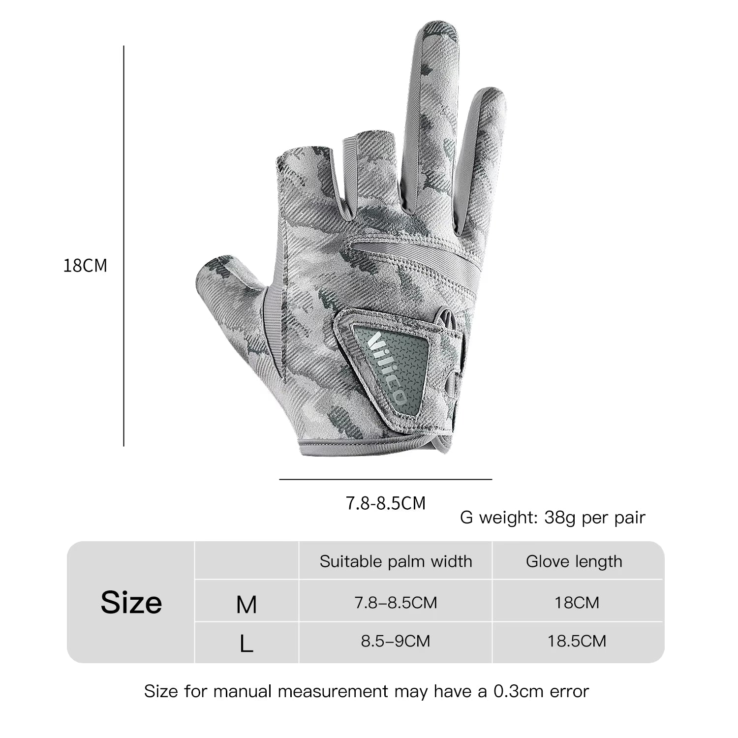1 Pair Fishing Gloves for Men Summer Fishing Road Sub Sunscreen and anti Slip Ice Silk Breathable Thin Three Finger Cut Gloves