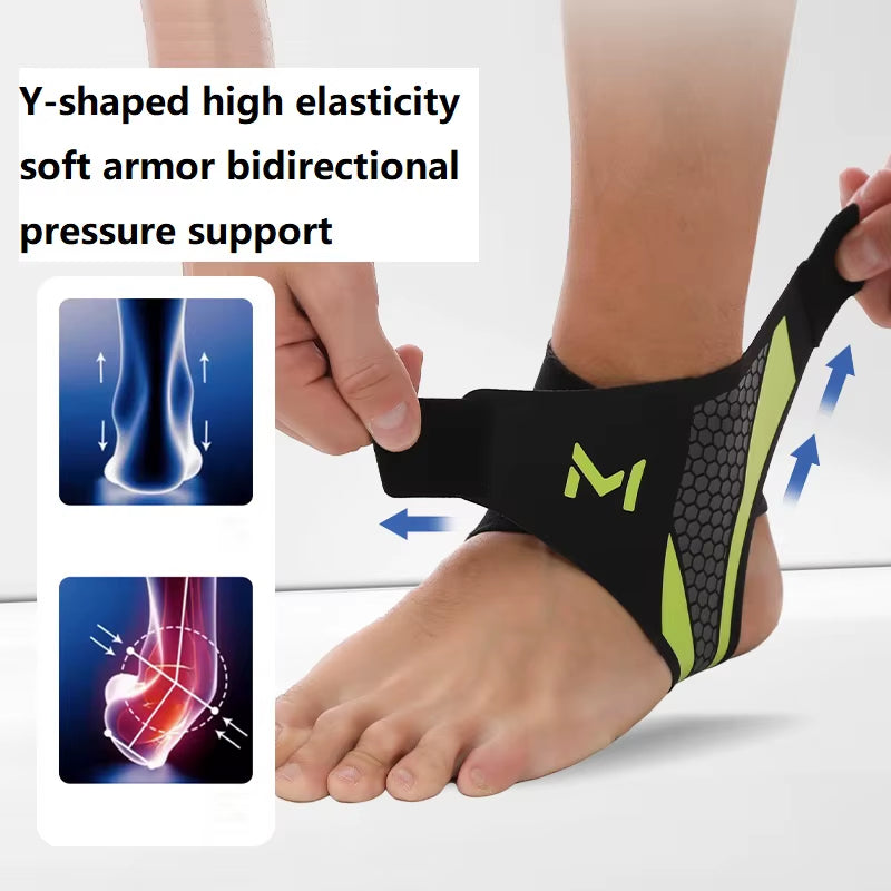 1-2PCS Bandage Ankle Protector Foot Support for Pain Plantar Fasciitis Night Splint Ankle Protector Soccer Compression Anklet