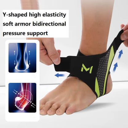 1-2PCS Bandage Ankle Protector Foot Support for Pain Plantar Fasciitis Night Splint Ankle Protector Soccer Compression Anklet