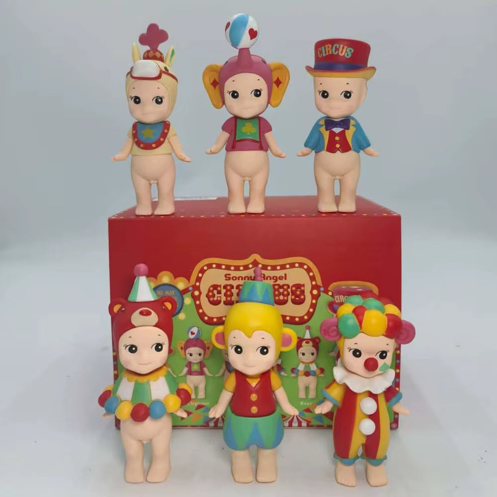 Sonny Angel Circus Series Blind Box Action Figures Cute Mysterious Surprise Toy Anime Model Doll Child Christmas Gift