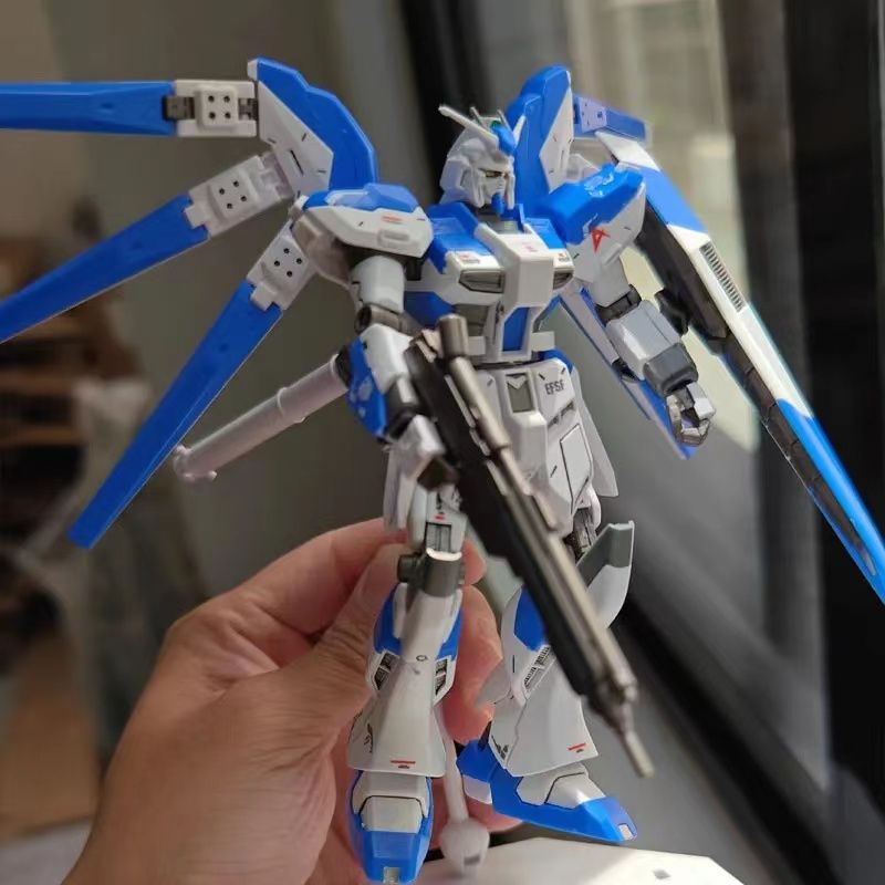 HG 1/144 RX-93-v2 Hi Nu Warrior Assemble The Model Action Figures Children'S Toy Trendy Play Desktop Decoration Gift Collectible