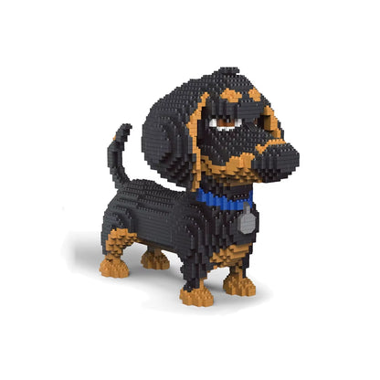 Yorkshire Terrier Dogs Model Micro Mini Building Blocks: Educational Recreation Toys for Pet Lover Gifts and Decor