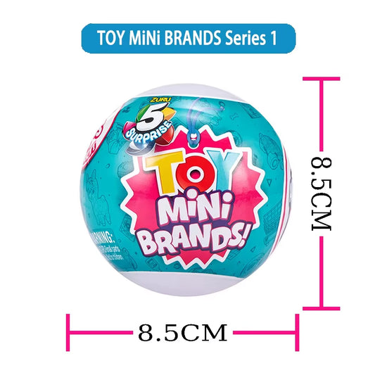 Zuru Mini Brands Toys 5 Surprise Mini Brands Toy Original Supermarket Miniature Toy Miniature Toys Mystery Blind Box Series 1