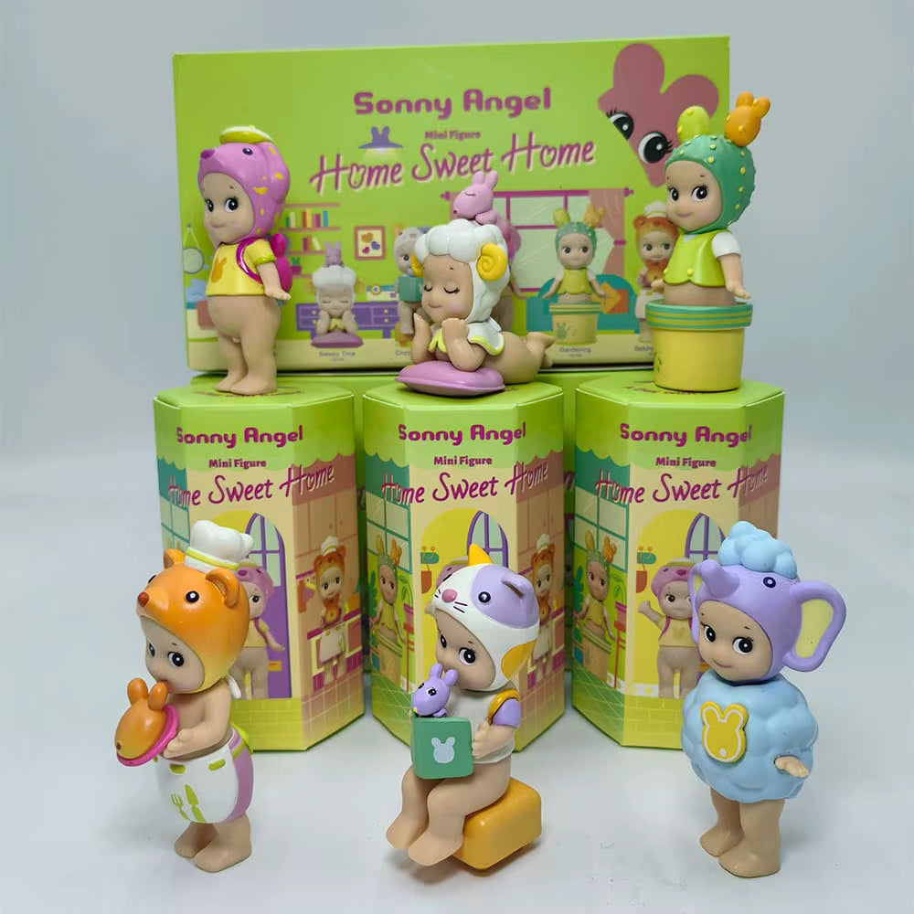 Sonny Angel Home Sweet Home Series Blind Box Ornaments Dolls Fans Children Model Desktop Decoration Birthday Gift Toys